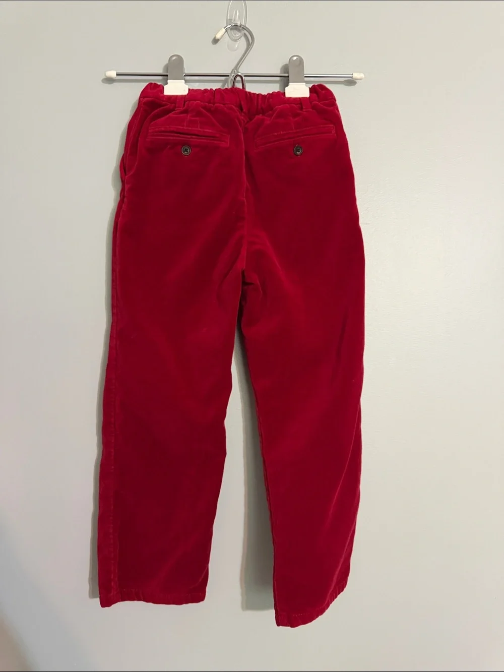 Gymboree Bright Red Velvet Kids Pants